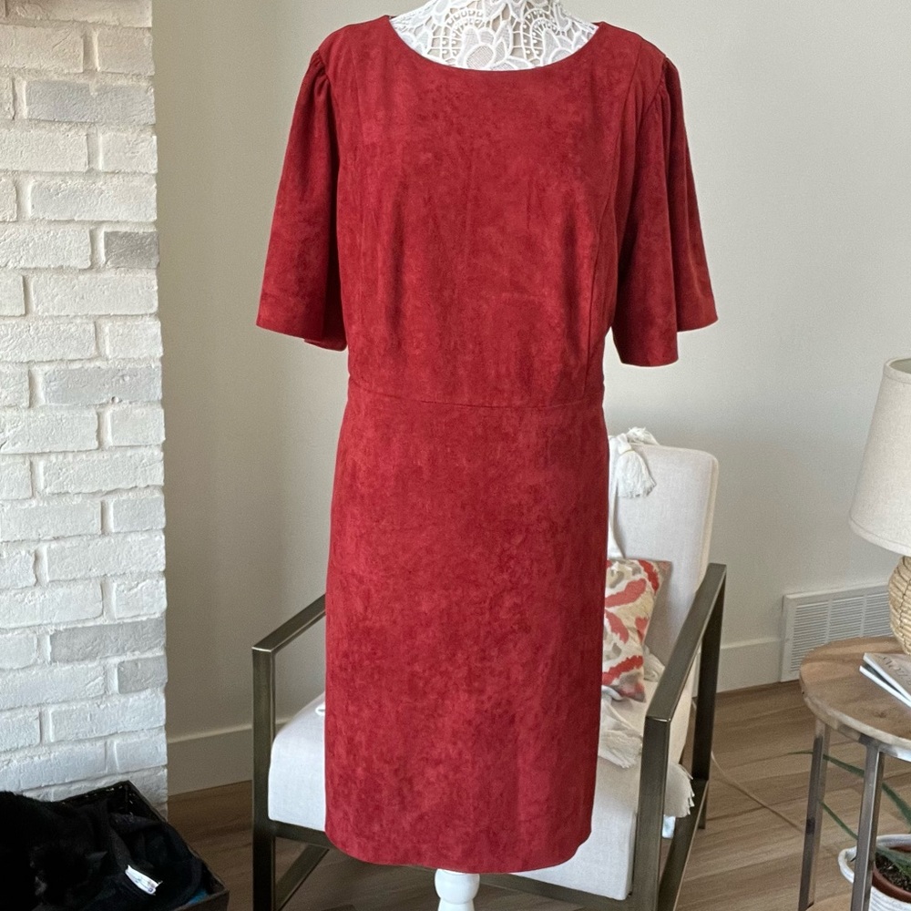 NWT Eloquii Faux Suede dress